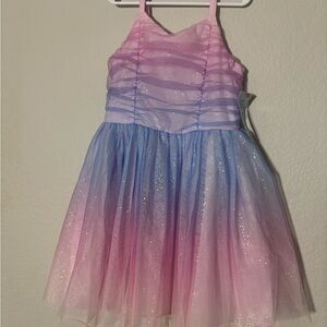 Cat & Jack Pink and Blue Kids Formal Dress